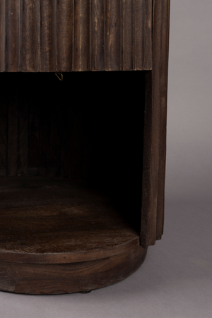 Round Travertin Side Table | Dutchbone Marlow | OROA.com