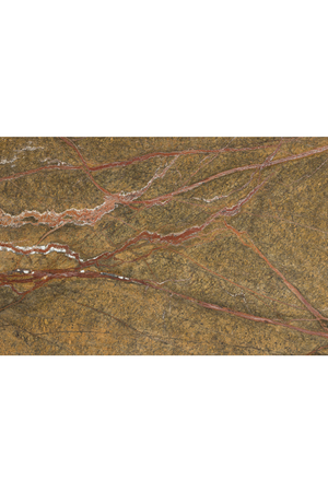 Brown Marble Square Side Table | Dutchbone Satpura | OROA.com