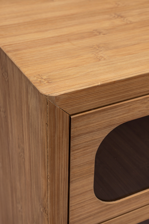 Bamboo Storage Side Table | Dutchbone Caroun | OROA.com