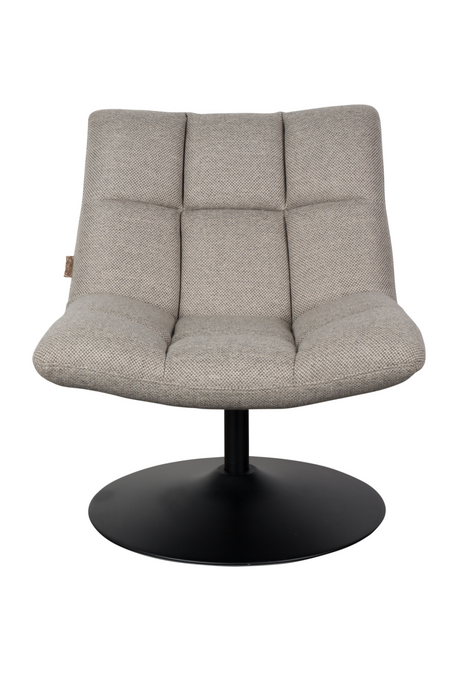 Pedestal Base Padded Lounge Chair | Dutchbone Bar | Oroa.com