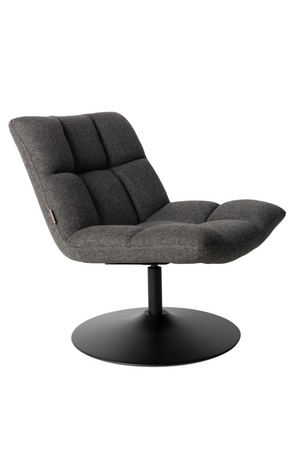 Pedestal Base Padded Lounge Chair | Dutchbone Bar | Oroa.com