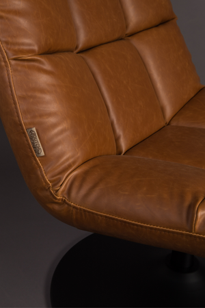 Brown Pedestal Accent Chair | Dutchbone Bar | OROA.com