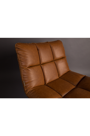 Brown Pedestal Accent Chair | Dutchbone Bar | OROA.com