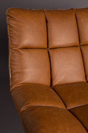 Brown Pedestal Accent Chair | Dutchbone Bar | OROA.com
