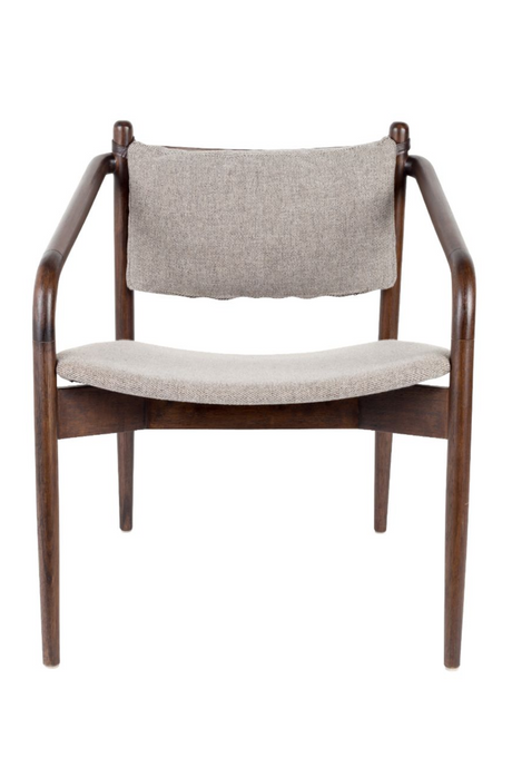 Herringbone Upholstered Armchair | Dutchbone Torrance | OROA.com