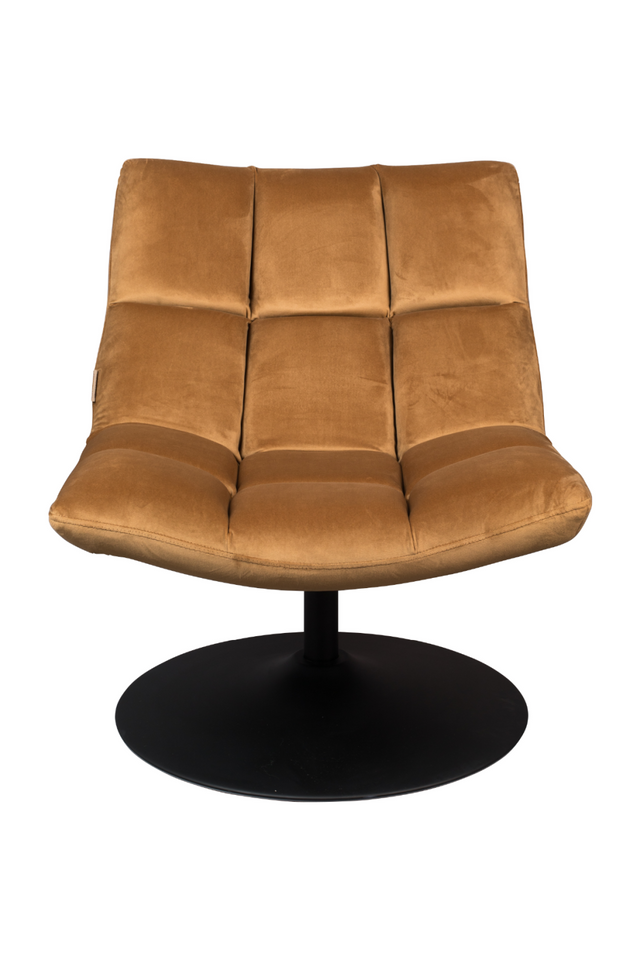 Velvet Pedestal Accent Chair | Dutchbone Bar | Oroa.com