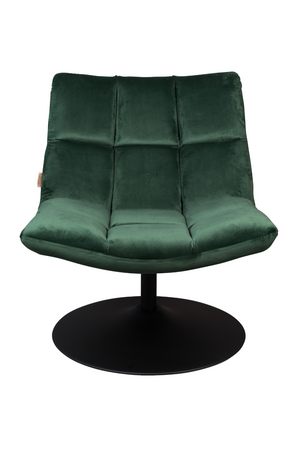 Velvet Pedestal Accent Chair | Dutchbone Bar | Oroa.com