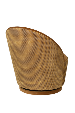 Brown Scallop Accent Chair | Dutchbone Madison | OROA.com