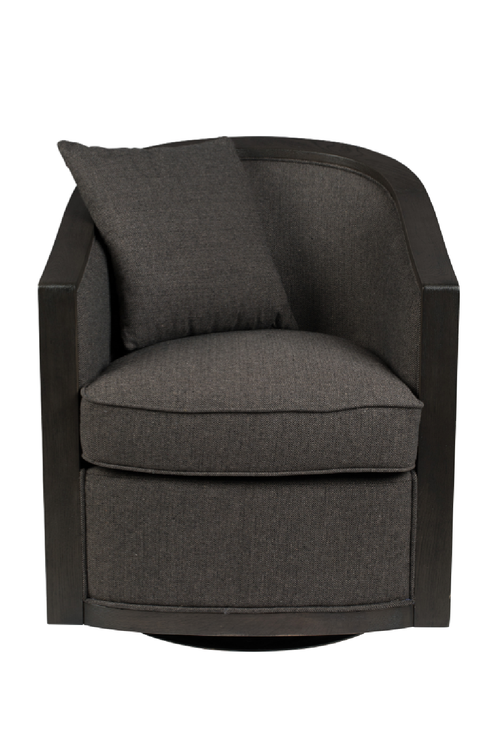 Curved Gray Lounge Chair | Dutchbone Amaron | OROA.com