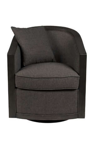 Curved Gray Lounge Chair | Dutchbone Amaron | OROA.com