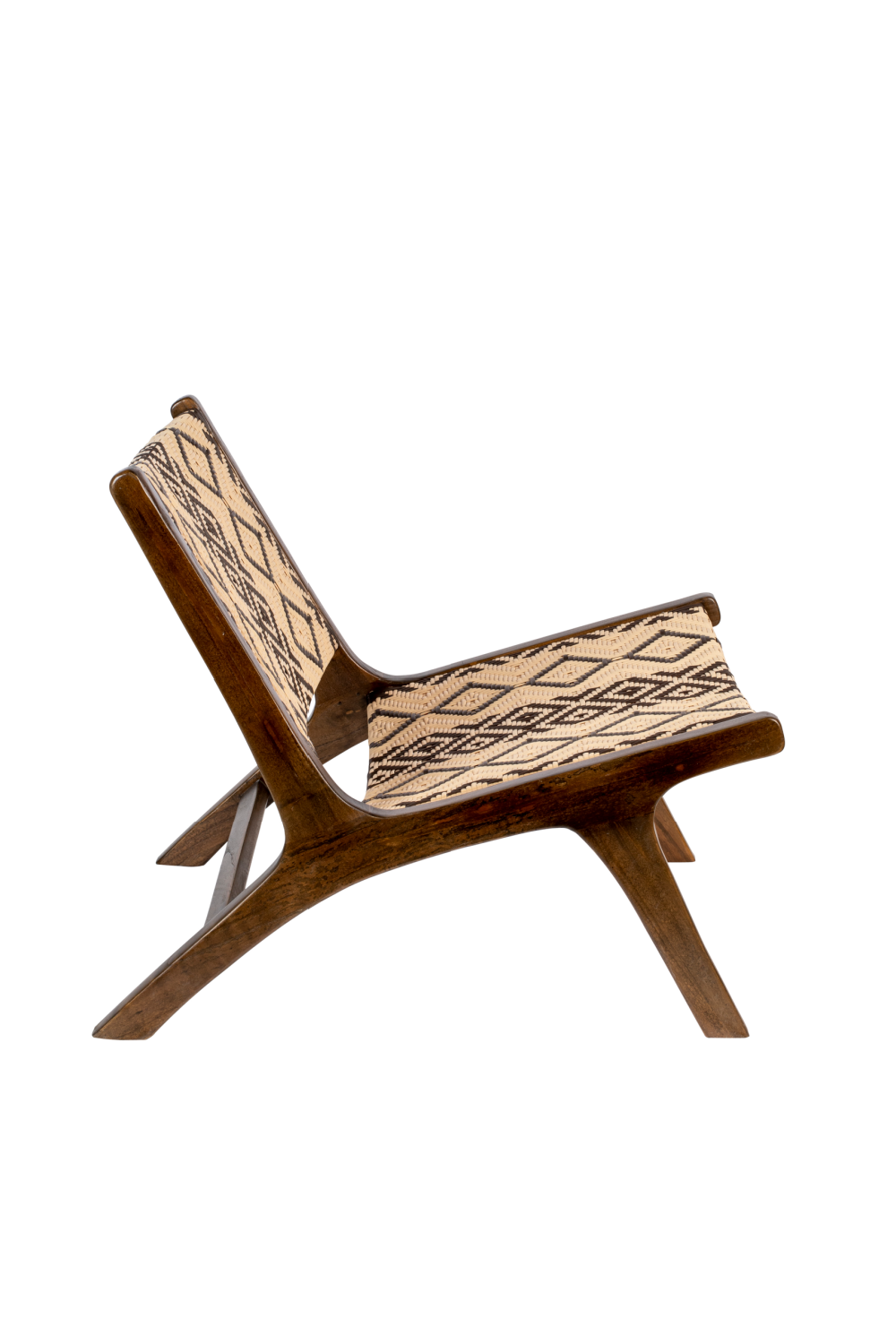 Tribal Pattern Lounge Chair | Dutchbone Landa | OROA.com
