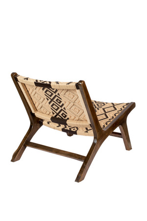 Tribal Pattern Lounge Chair | Dutchbone Landa | OROA.com