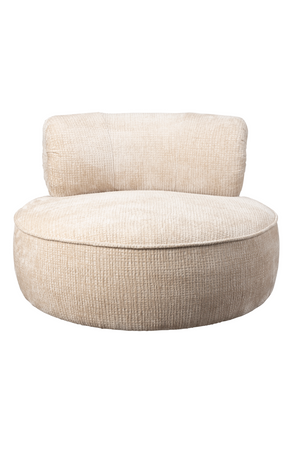 Round Modern Lounge Chair | Dutchbone Tilbury | OROA.com