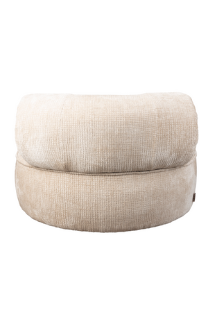 Round Modern Lounge Chair | Dutchbone Tilbury | OROA.com