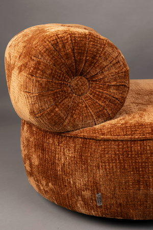 Round Modern Lounge Chair | Dutchbone Tilbury | OROA.com
