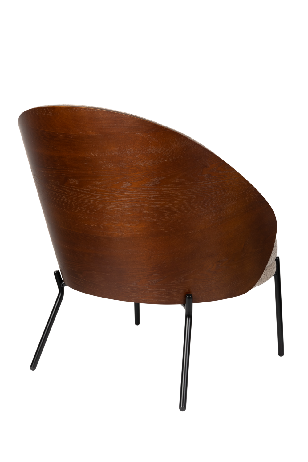 Beige Fabric Lounge Chair | Dutchbone Rodin | OROA.com