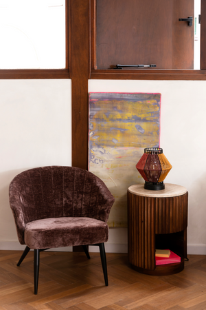 Upholstered Lounge Chair | Dutchbone Georgia | OROA.com