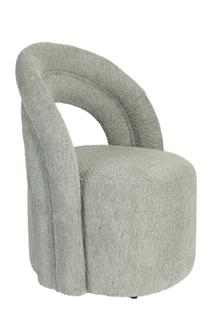 Bouclé Swivel Lounge Chair | Dutchbone Seina | OROA.com