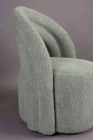 Bouclé Swivel Lounge Chair | Dutchbone Seina | OROA.com