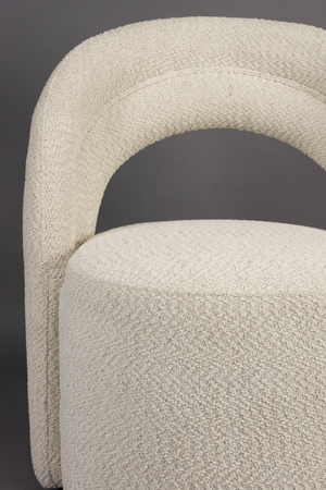 Bouclé Swivel Lounge Chair | Dutchbone Seina | OROA.com