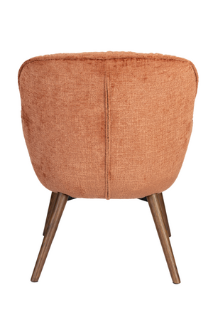 Velvet Vintage Style Lounge Chair | Dutchbone Lenn | OROA.com