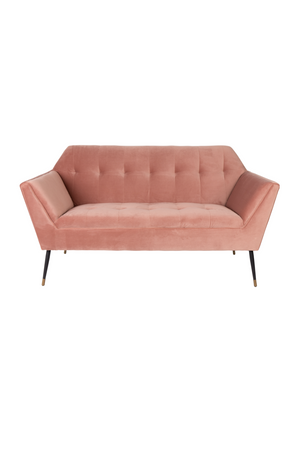 Pink Velvet 2-Seater Sofa | Dutchbone Kate | DutchFurniture.com