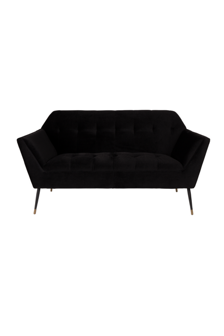 Black Velvet 2-Seater Sofa | Dutchbone Kate | DutchFurniture.com