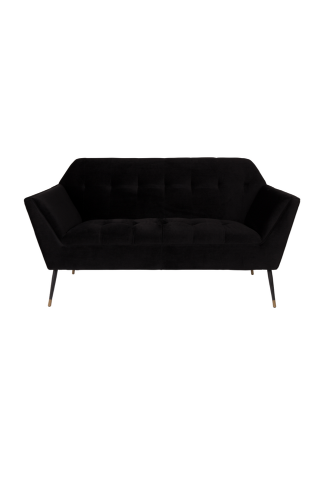 Black Velvet 2-Seater Sofa | Dutchbone Kate | DutchFurniture.com