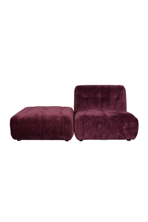 Velvet Modular 1-Seater Sofa | Dutchbone Giada | OROA.com