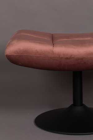 Pedestal Base Padded Hocker | Dutchbone Bar | Oroa.com