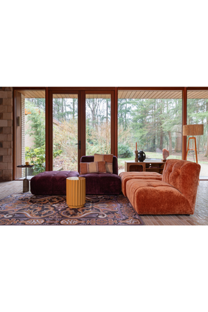 Velvet Square Hocker | Dutchbone Giada | OROA.com