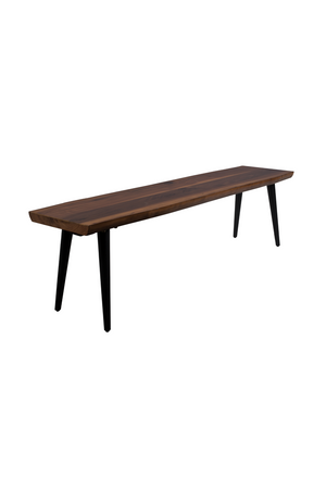 Walnut Dining Bench L | Dutchbone Alagon | OROA.com