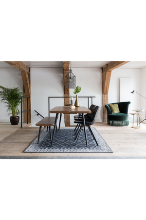 Walnut Dining Bench | Dutchbone Alagon | Oroa.com