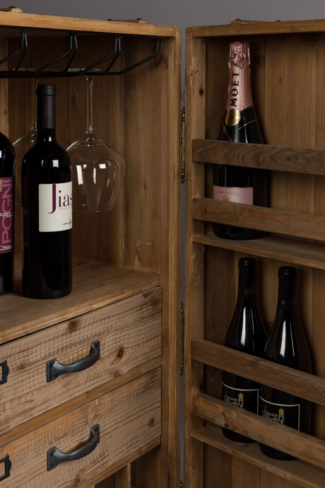   Wheeled Bar Cabinet | Oroa.com