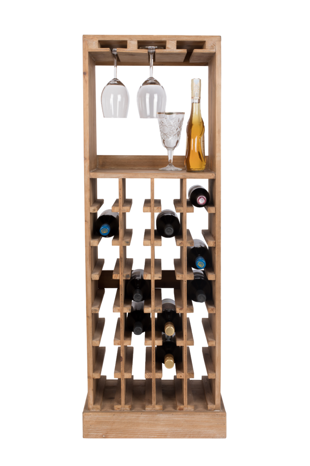 Tall Wooden Wine Cabinet | Dutchbone Claude | DutchFurniture.com