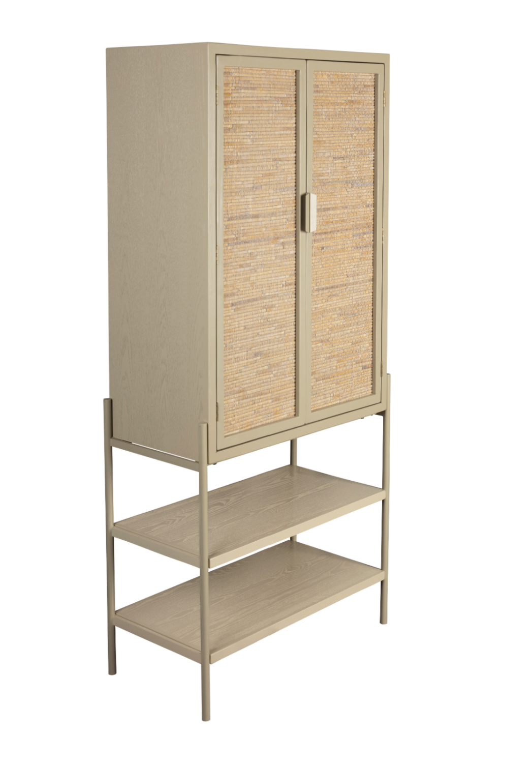 Fir & Rattan Cabinet | Dutchbone Yasu | OROA.com