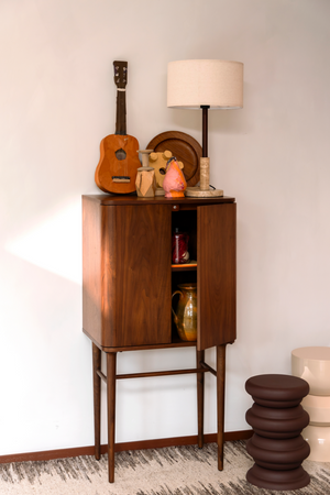 Walnut Veneer Cabinet | Dutchbone Morrison | OROA.com