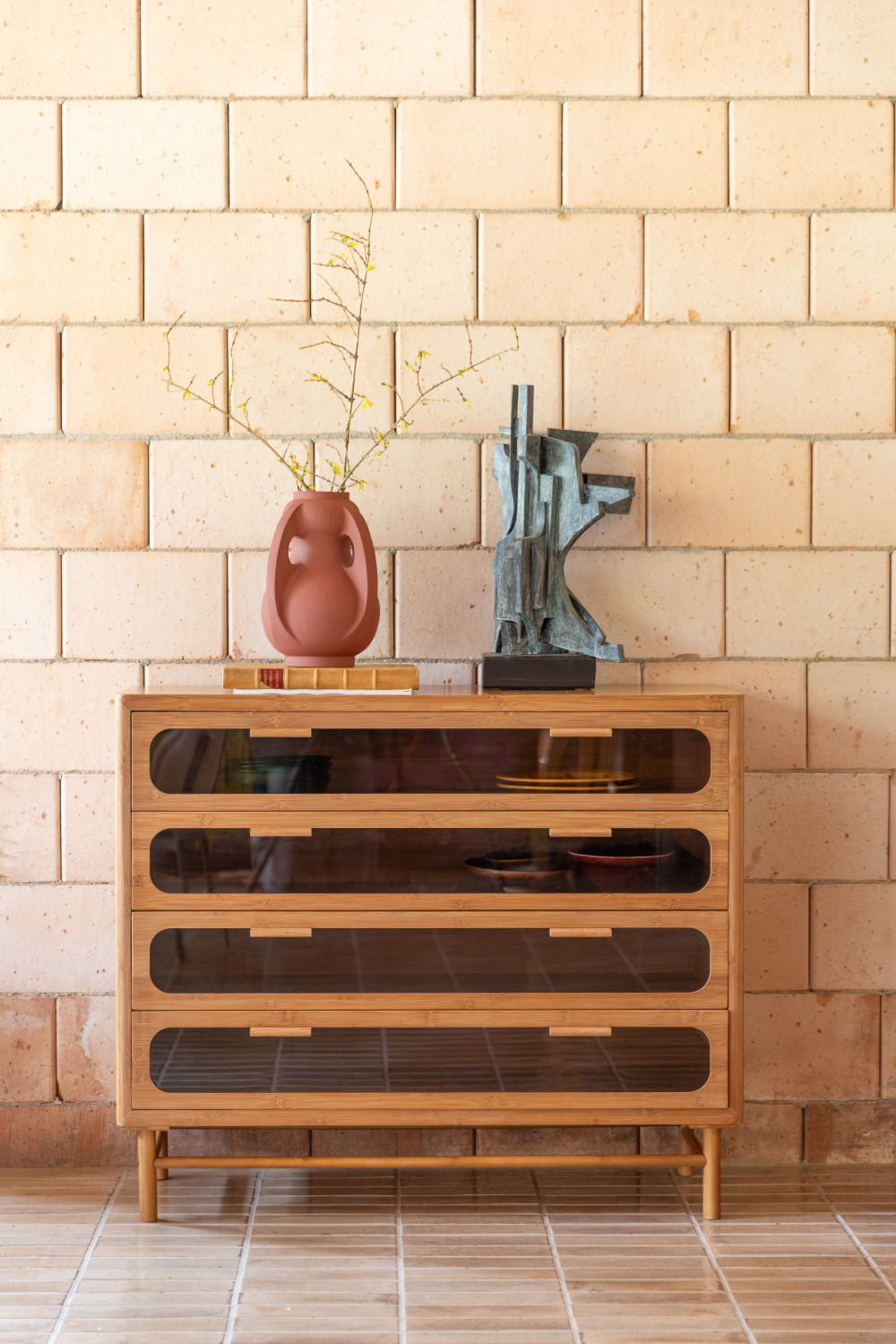 Bamboo Drawer Cabinet | Dutchbone Caroun | OROA.com