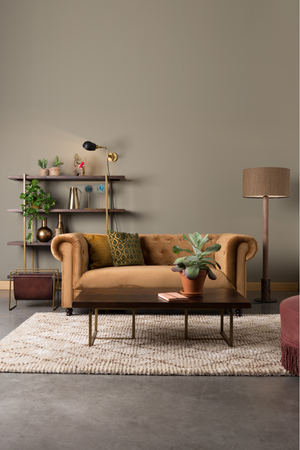 Acacia Wood 4-Shelf Bookcase | Dutchbone Class | DutchFurniture.com