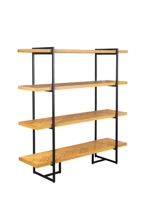 Wooden Herringbone Shelf | Dutchbone Class | OROA.com
