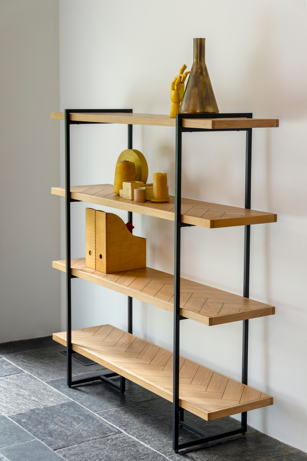 Wooden Herringbone Shelf | Dutchbone Class | OROA.com
