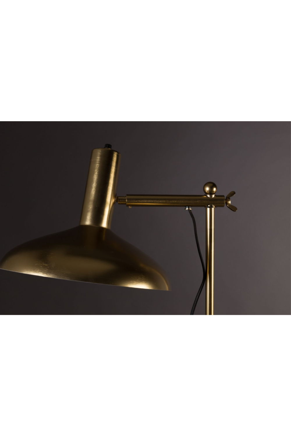 Brass 2-Light Floor Lamp | Dutchbone Karish | DutchFurniture.com