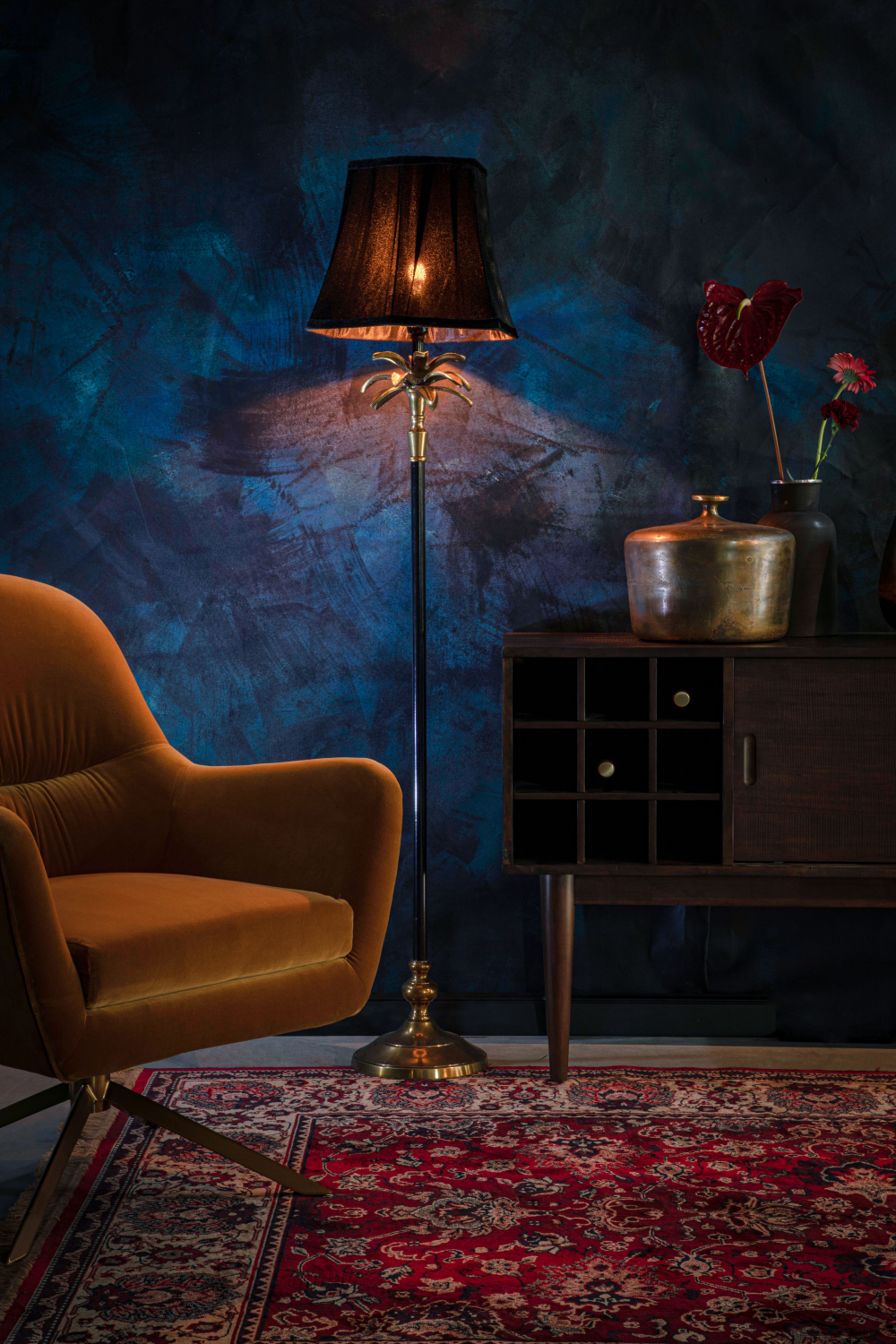 Modern Art Deco Floor Lamp | Dutchbone Cresta | OROA.com