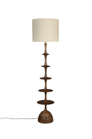 Linen Shade Floor Lamp | Dutchbone Cath | OROA.com