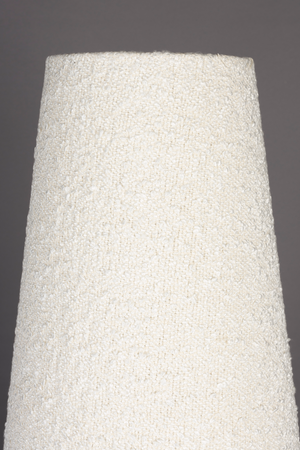 Beige Bouclé Conical Floor Lamp | Dutchbone Miki | OROA.com