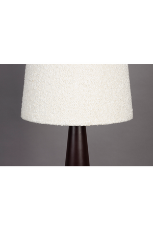 Beige Bouclé Conical Floor Lamp | Dutchbone Miki | OROA.com