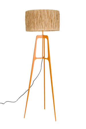 Natural Handmade Floor Lamp | Dutchbone Afra | OROA.com