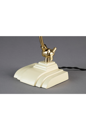 Ivory Colored Desk Lamp | Dutchbone Gaia | OROA.com