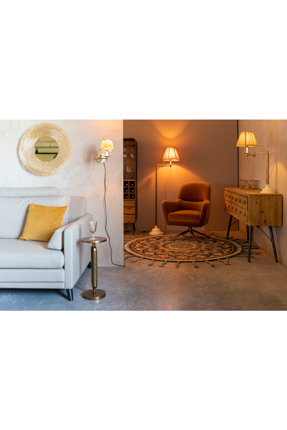 Vintage Style Table Lamp | Dutchbone The Allis | OROA.com