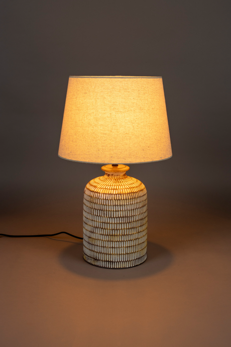 Ceramic Base Table Lamp | Dutchbone Russel | OROA.com